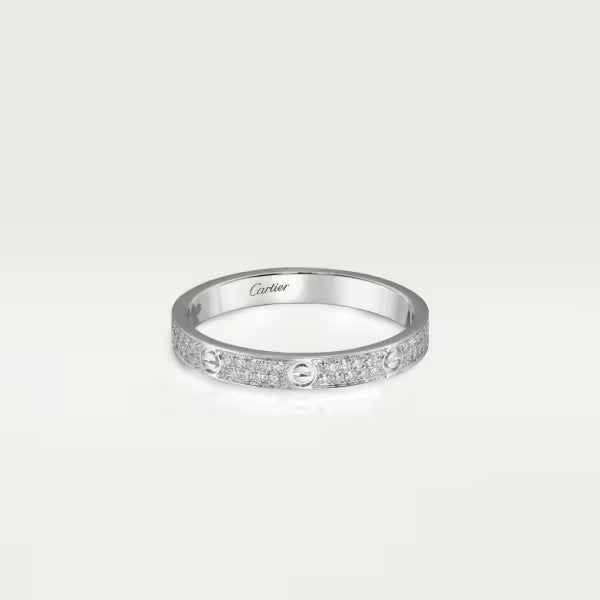 Cartier Love Ring Mini Model Paved