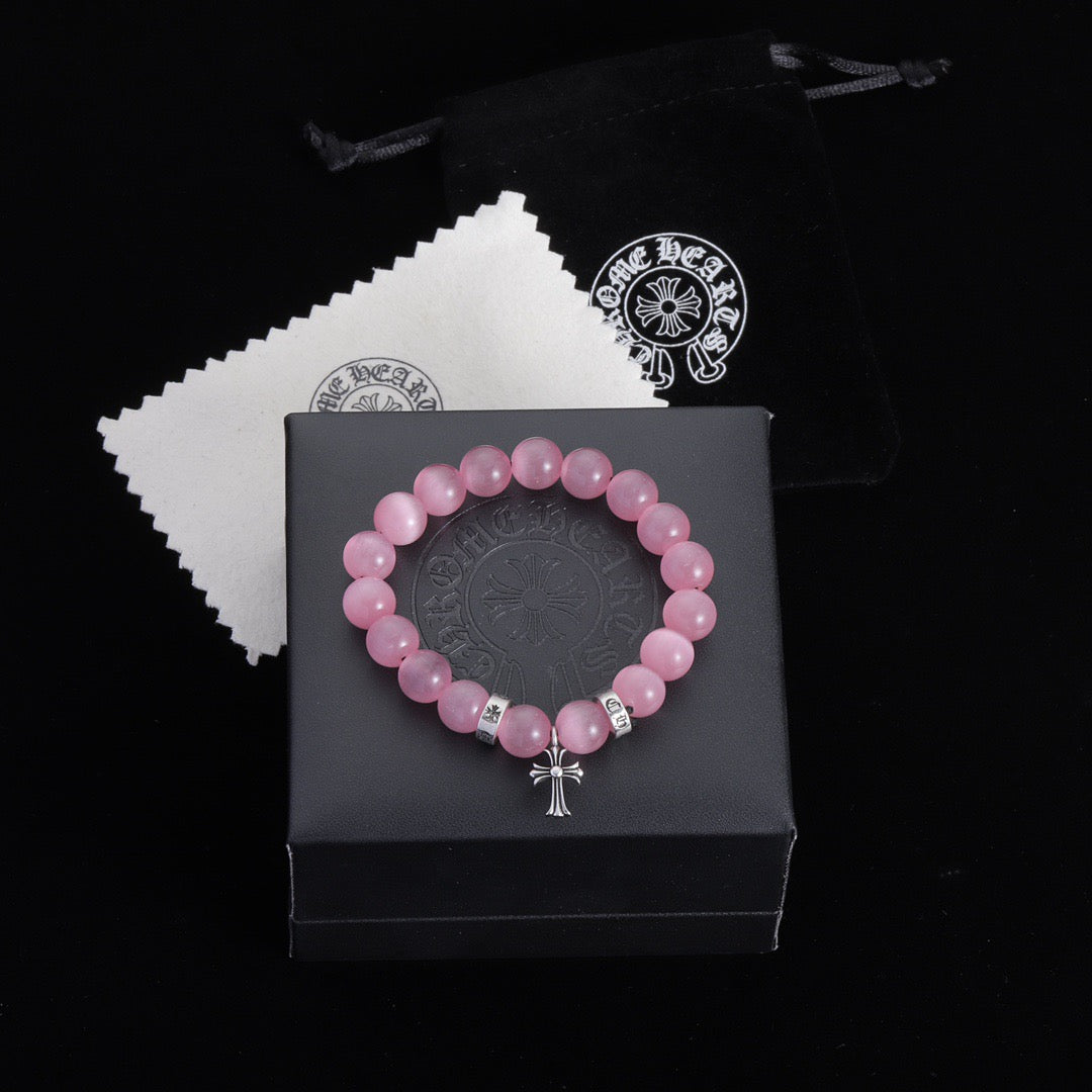 Chrome Hearts Cross Heart Bracelet