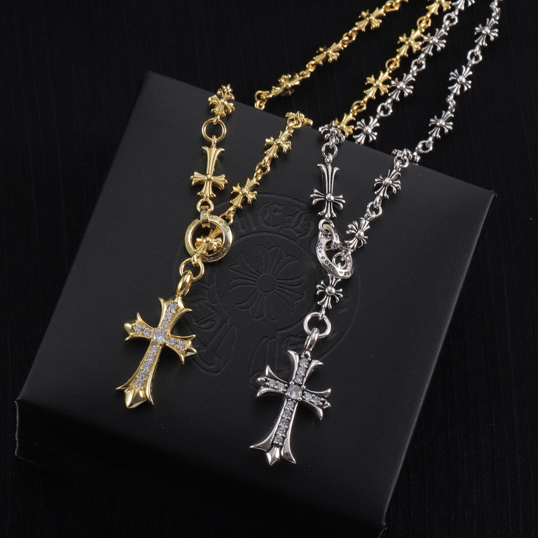 Chrome Hearts Plain Diamond Necklace
